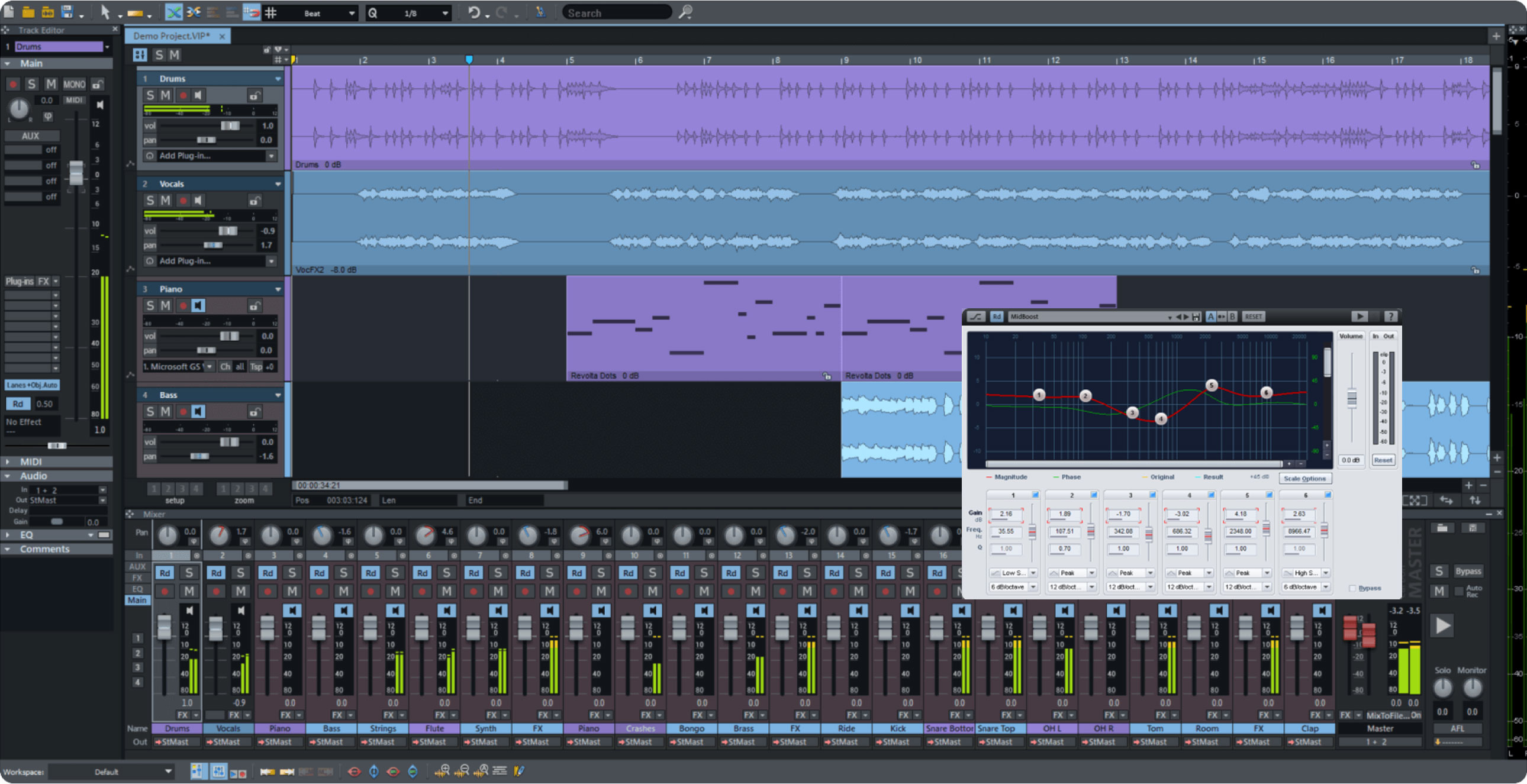Music Studio UI
