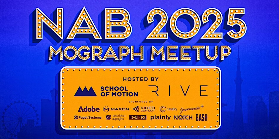 NAB 2025: Mograph Meetup